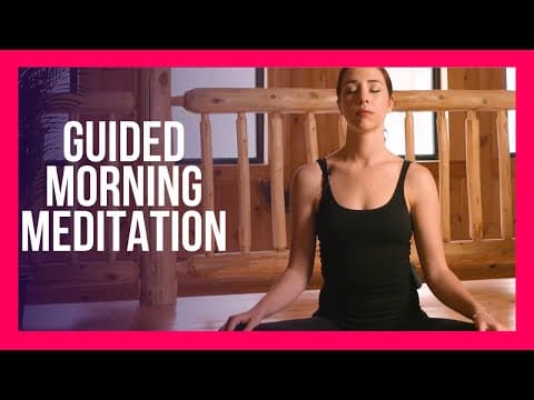 5 min Guided Morning Meditation with Positive Affirmations - Yoga with KAssandra