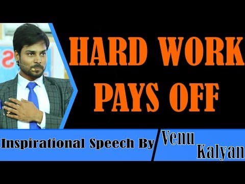 Hard work pays off - motivation