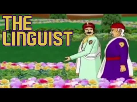 Akbar and Birbal stories | The Linguist | Animated Story