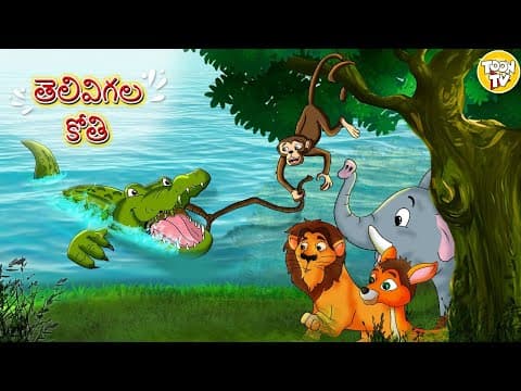 చురుకైన కోతి l Telugu Stories | Telugu Kathalu | Stories in Telugu l Toon Tv Telugu Stories