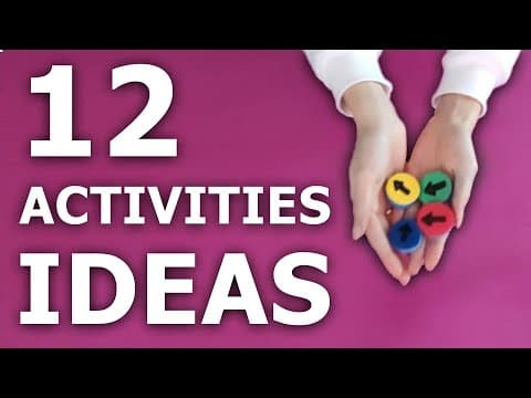 12 different activities ideas - 3 year old learning activities at home