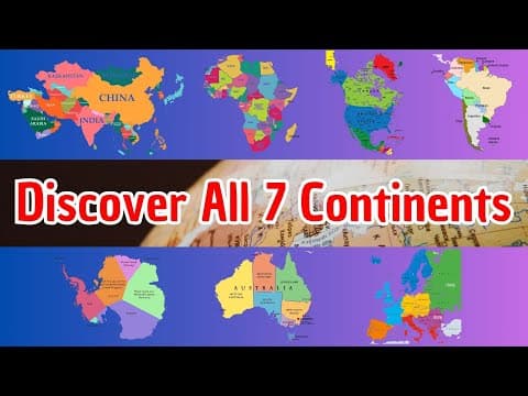 The Seven Continents for Kids | Fun Geography Lesson for Cambridge UKG & Primary Students
