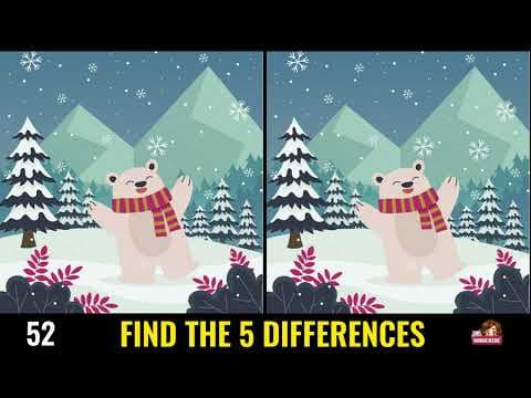 Challenge! Spot the difference game! Only 1% of people can find all the differences!（NO.14）