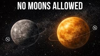 Why Don’t Venus And Mercury Have Moons