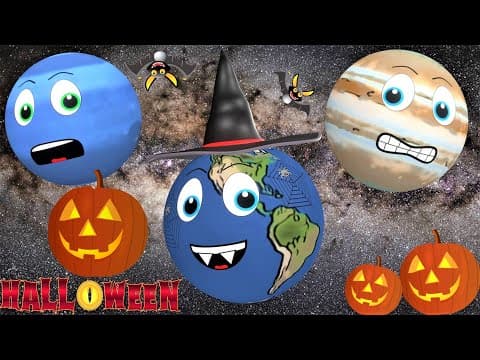 Planet Cartoon for Kids | Halloween for kids