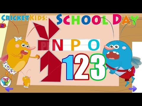 Cricket Kids: School Day and Learn More - Fun Crafts