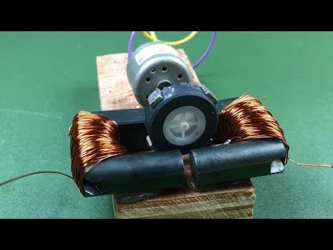 How to make Dynamo Generator Using DC Motor With Magnet