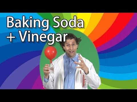 Vinegar plus baking soda plus balloons fizzy fun! - kids science experiments - science for kids