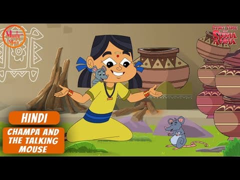 चंपा और बात करते फूल | 37 | Hindi Moral Story | Story Time with Sudha Amma
