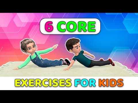 6 easy core strengthening exercises for kids