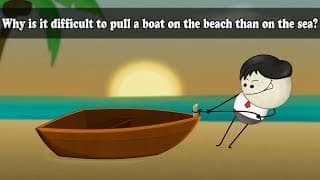 Friction - Why is it difficult to pull a boat on the beach than on the sea aumsum kids science
