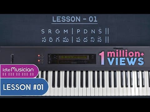 Keyboard beginner lessons 1