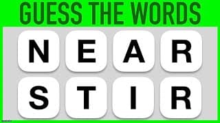 Challenging Scrambled Words Guessing Game