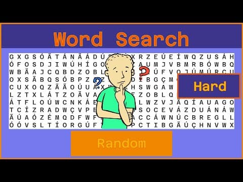 Word Search - Challenge  Ep832