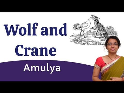 Wolf & Crane || Amulya || Telugu Story Teller 