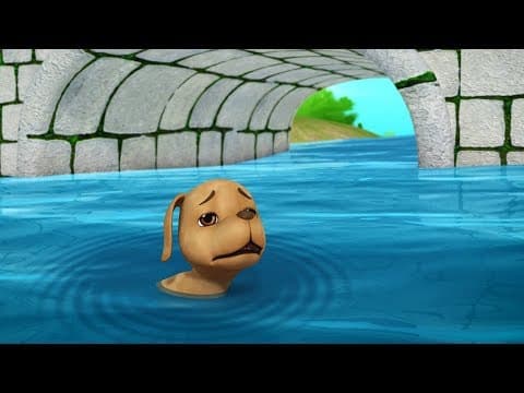 The dog and his reflection - telugu stories for kids
