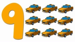 Taxis Numbers | Learn numbers from 1 to 9 | Number Song