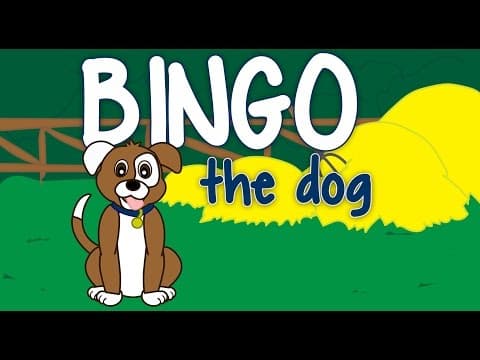 Bingo the dog - childrens songs nursery rhymes bingo song bingo dog song babies toddlers by 123abctv