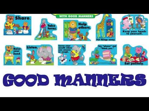 Learn Good Manners For Kids Learn How To Be kind Good Manners For Children in Eng|ish Good Habits