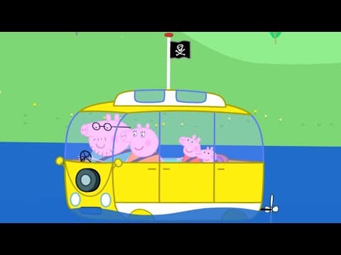 Peppa Pig and George Pig Go On A Camping Holiday With Their Parents