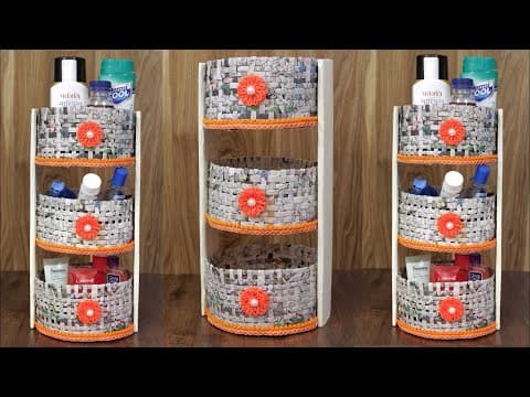 Multi ! Storage box from waste Material || Best out of waste || Room Organization and Storage Ideas