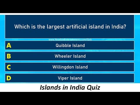 Islands in india quiz-india geography gk-geography questions for competitive exam preparation