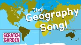 The Geography Song|Globe vs Map Song|Scratch Garden