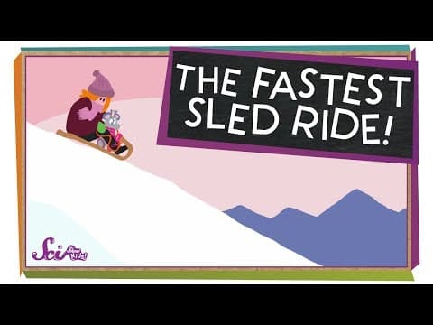 The Fastest Sled Ride Ever! | Winter Science | SciShow Kids