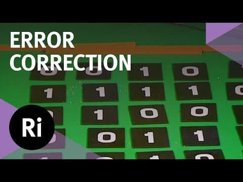 The Mathematics of Error Correction - with Marcus du Sautoy