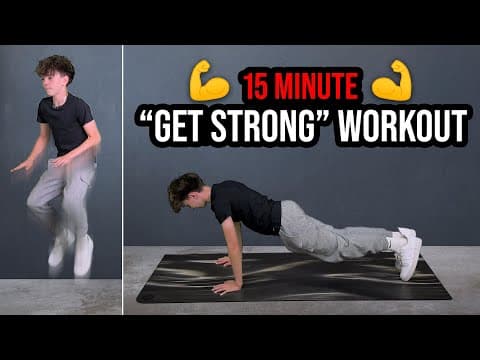 Get STRONGER & FASTER With This Kids Workout! (15-Min Kids Exercises) ‪@GreysonPumple‬