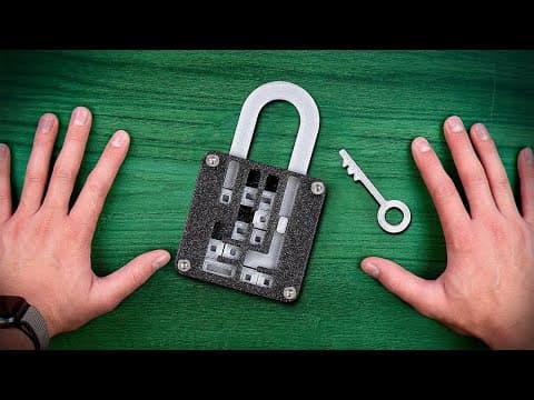 SOLVING A LOCK PUZZLE - TRY TO OPEN IT WITHOUT A KEY