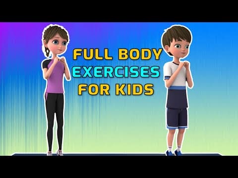 10 MINUTES OF FULL BODY EXERCISES FOR KIDS AT HOME| Kids Exercise