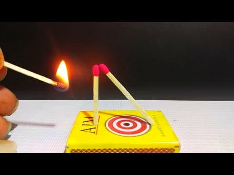 Easy Science Experiments to do at Home With Matchstick