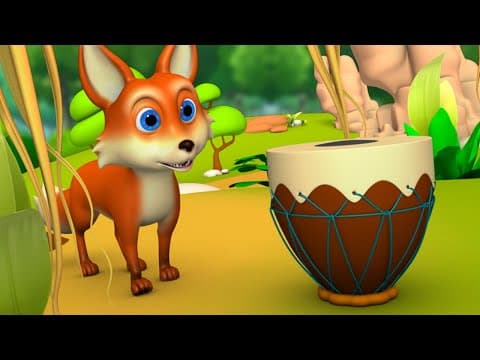 Animals in the Pond Telugu Story - చెరువులో జీవులు నీతి కధ 3D Animated Kids Moral Stories Tales