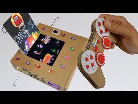 New AMONG US Game From Cardboard|DIY