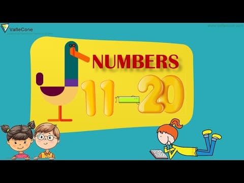 Learn Number Counting 11 to 20