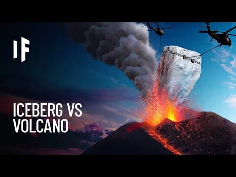 What If You Dumped an Iceberg Into a Volcano?