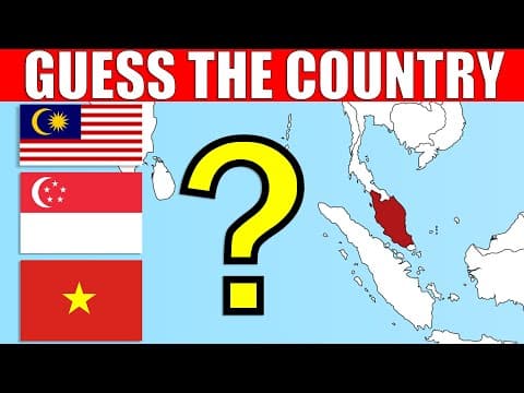 Guess The Country on The Map – MEDIUM LEVEL | Geography Quiz Challenge