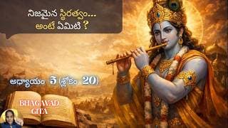 Bhagavad Gita chapter 5 verse20|karma sanyasa yoga|ఇష్ట–అనిష్టాలలో స్థిరంగా ఉండేవాడే|భవద్గీత 5.20|
