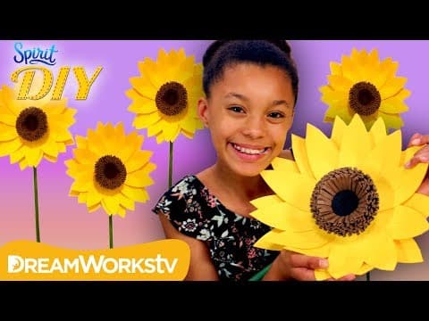 DIY Giant Sunflower | SPIRIT DIY