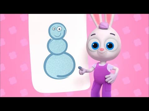 Beadies - Draw a Snowman - Engaging Nursery Rhymes