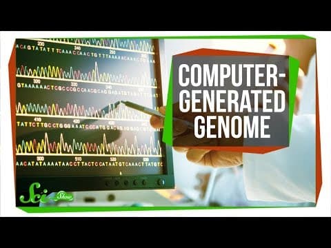 The First Computer-Generated Bacterial Genome | SciShow News