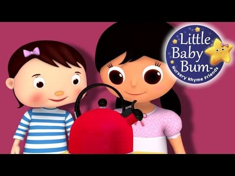Polly Put The Kettle On | Nursery Rhymes for Babies by LittleBabyBum - ABCs and 123s