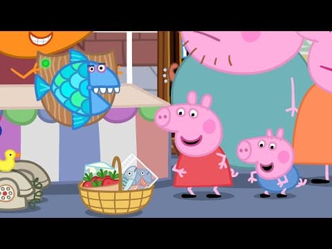 Peppa Pig New Episodes - The Market - Kids Videos | New Peppa Pig
