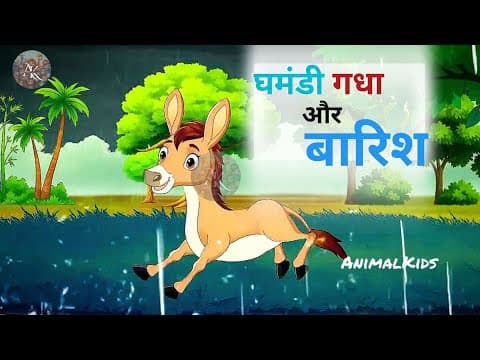 घमंडी गधा और बारिश | Proud Donkey And Rain | Ghamandi Gadha Aur Barish