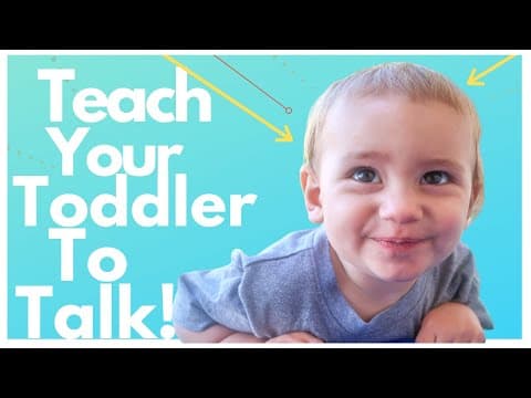 Teach your baby to talk-speech exercises for toddlers