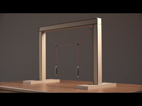 The Coupled Pendulum, a physics demonstration -