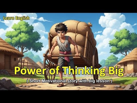 Power of Thinking Big - Story of a Poor Boy With Empty Pockets | Powerful Motivational Story