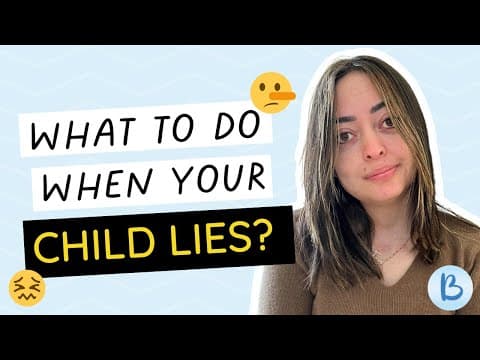 LYING What do do when your CHILD LIES?