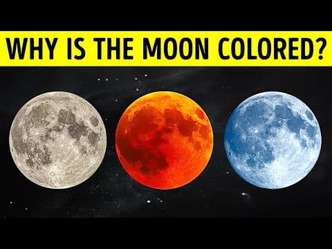 What Makes The Moon Look Colorful?
